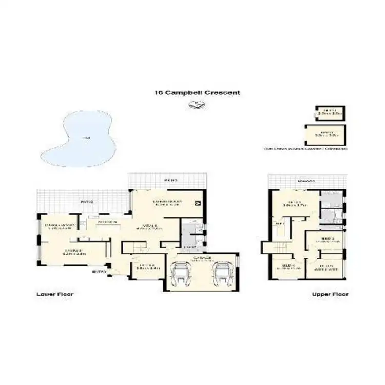 Floorplan of Homely house listing, 16 Campbell Crescent, Bellbowrie QLD 4070