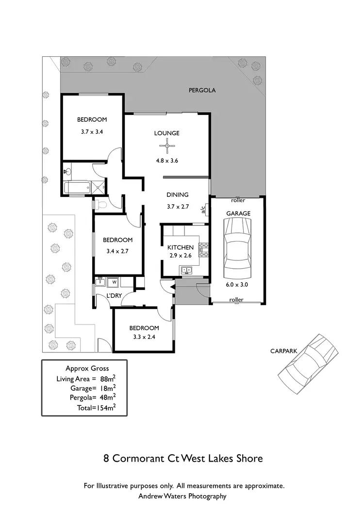 Floorplan of Homely house listing, 8 Cormorant Court, West Lakes Shore SA 5020