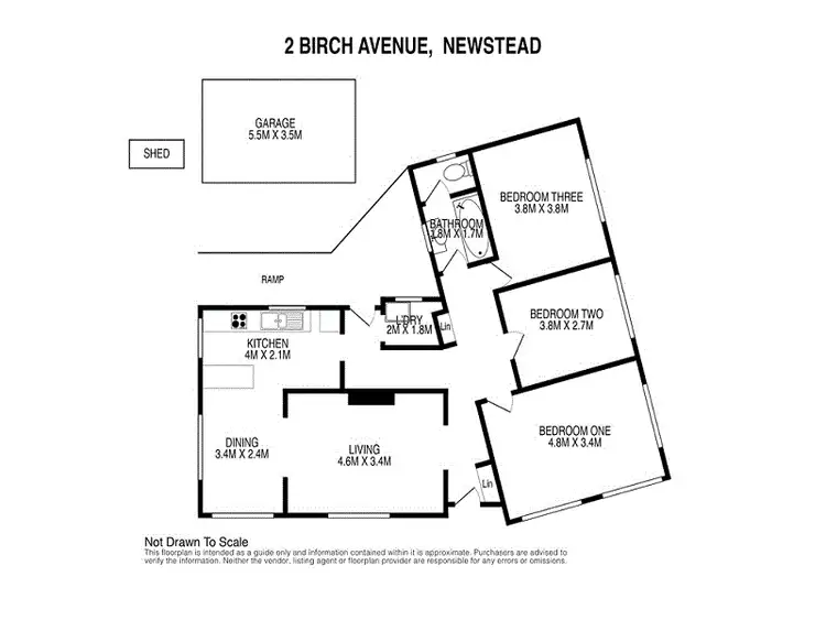 Floorplan of Homely house listing, 2 Birch Avenue, Newstead TAS 7250