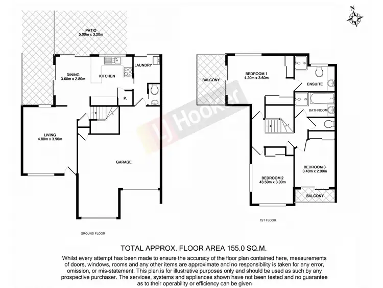 Floorplan of Homely townhouse listing, 17/65 Pinelands Road, Sunnybank Hills QLD 4109