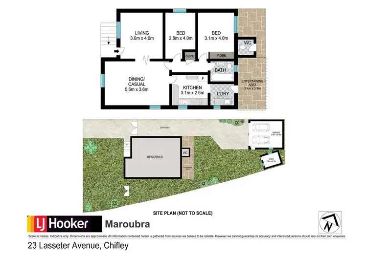 Floorplan of Homely house listing, 23 Lasseter Avenue, Chifley NSW 2036
