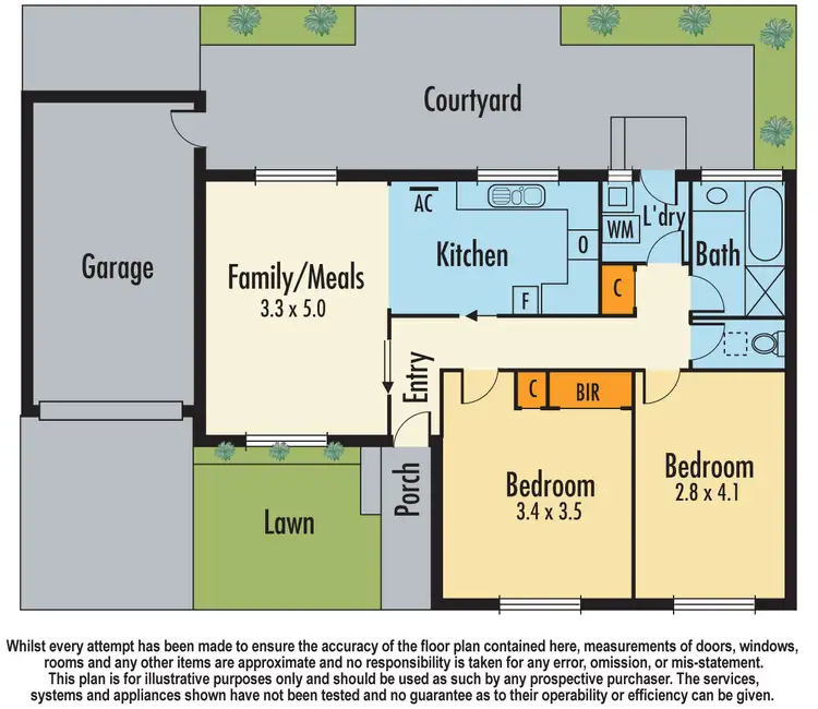 Floorplan of Homely unit listing, 3/15 James Street, Dandenong VIC 3175