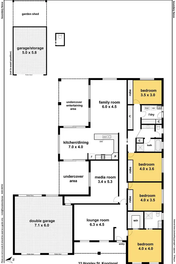 Floorplan of Homely house listing, 33 Horsley Street, Kooringal NSW 2650