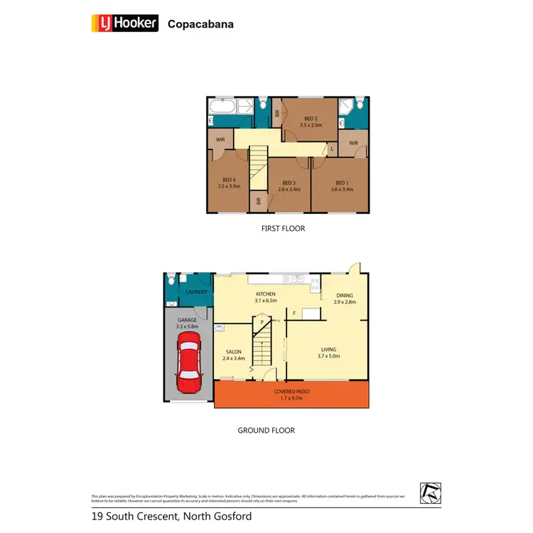 Floorplan of Homely house listing, 19 South Crescent, North Gosford NSW 2250