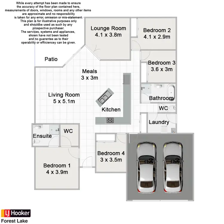 Floorplan of Homely house listing, 14 Desoto Place, Forest Lake QLD 4078