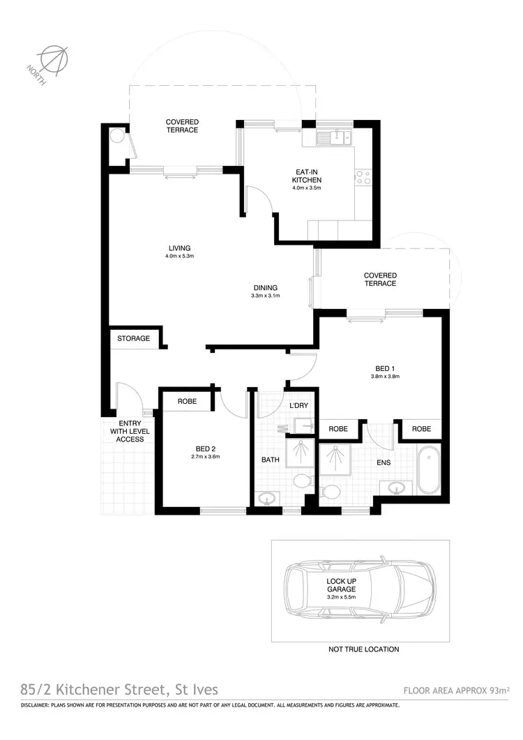 Floorplan of Homely unit listing, 85/2 Kitchener Street, St Ives NSW 2075