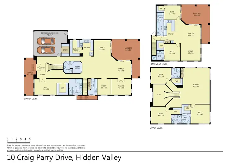 Floorplan of Homely house listing, 10 Craig Parry Drive, Hidden Valley VIC 3756