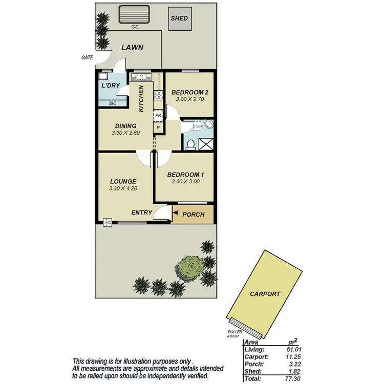 Floorplan of Homely house listing, 10/10 Hurley Court, Salisbury Downs SA 5108