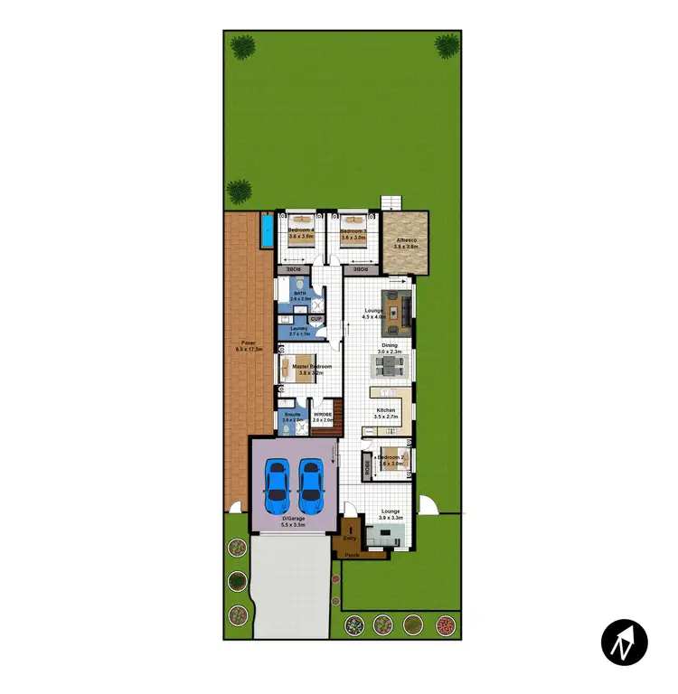 Floorplan of Homely house listing, 11 Kenway Street, Oran Park NSW 2570
