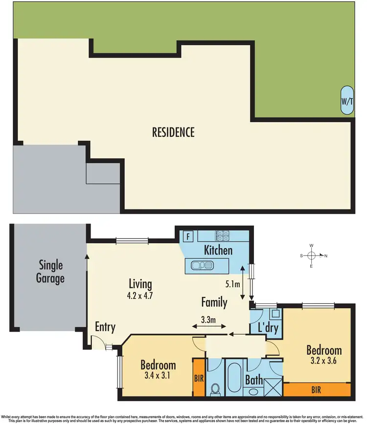 Floorplan of Homely unit listing, 4/43 Carlisle Road, Hallam VIC 3803