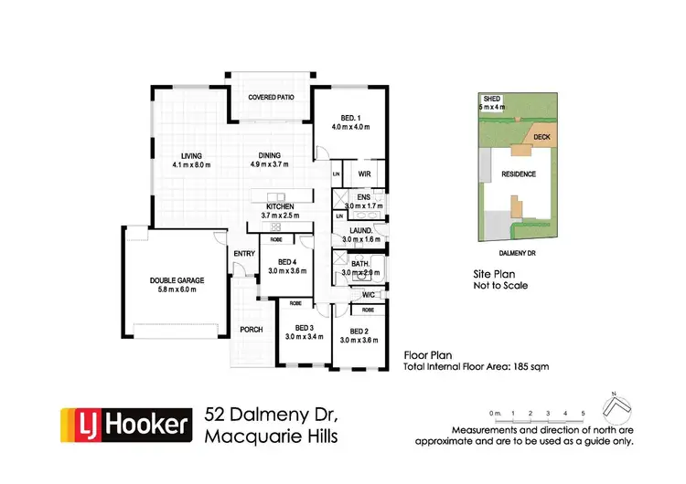Floorplan of Homely house listing, 52 Dalmeny Drive, Macquarie Hills NSW 2285