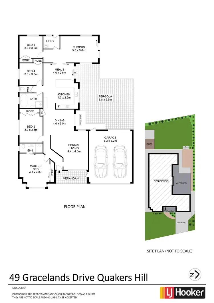 Floorplan of Homely house listing, 49 Gracelands Drive, Quakers Hill NSW 2763