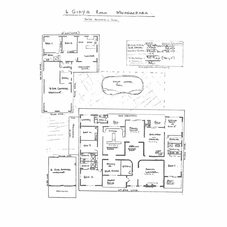 Floorplan of Homely house listing, 6 Gidya Road, Mudgeeraba QLD 4213