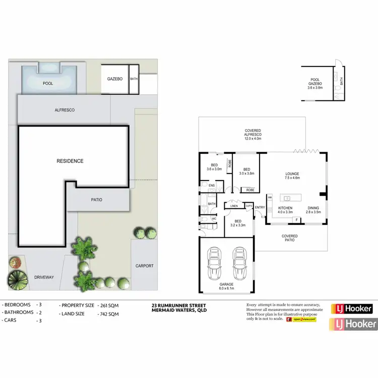 Floorplan of Homely house listing, 23 Rumrunner Street, Mermaid Waters QLD 4218