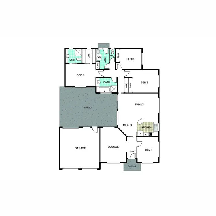 Floorplan of Homely house listing, 1 Tipiloura Street, Ngunnawal ACT 2913