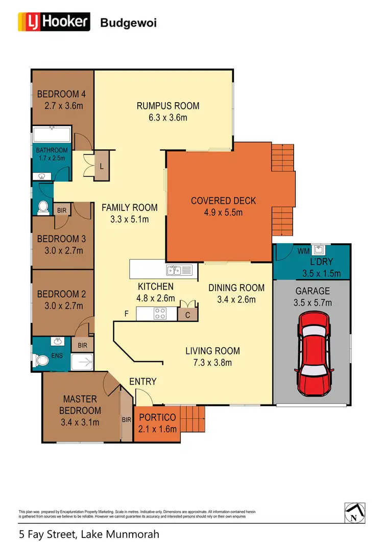 Floorplan of Homely house listing, 5 Fay Street, Lake Munmorah NSW 2259