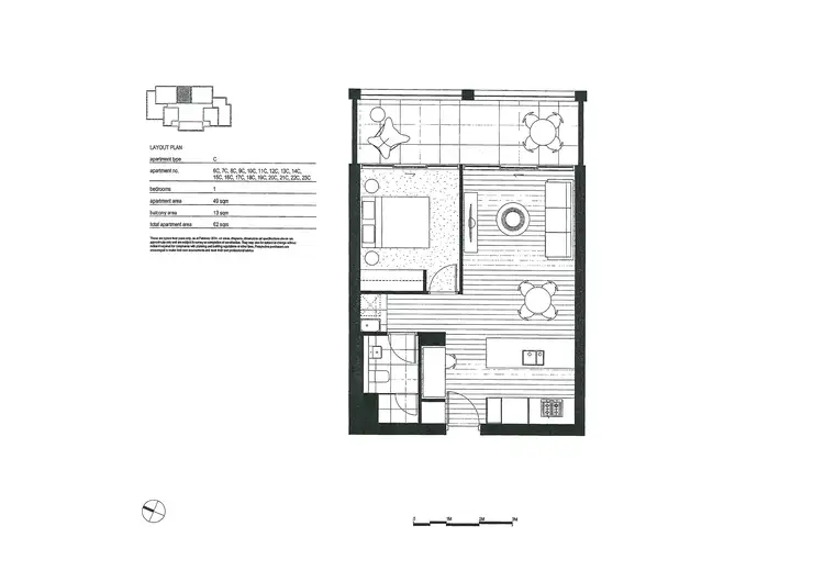 Floorplan of Homely apartment listing, St Leon, 1074/1 Steam Mill Lane, Haymarket NSW 2000
