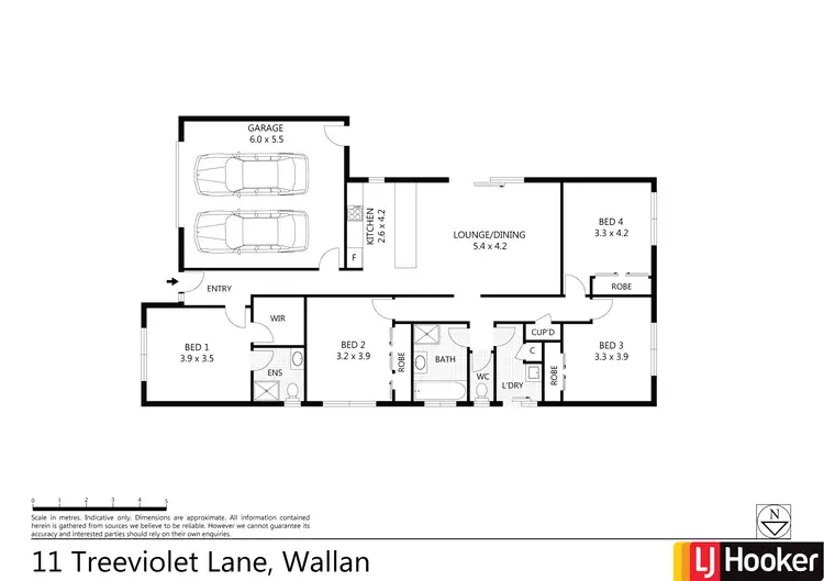 Floorplan of Homely house listing, 11 Treeviolet Lane, Wallan VIC 3756