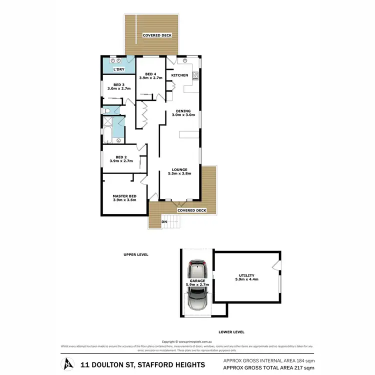 Floorplan of Homely house listing, 11 Doulton Street, Stafford Heights QLD 4053