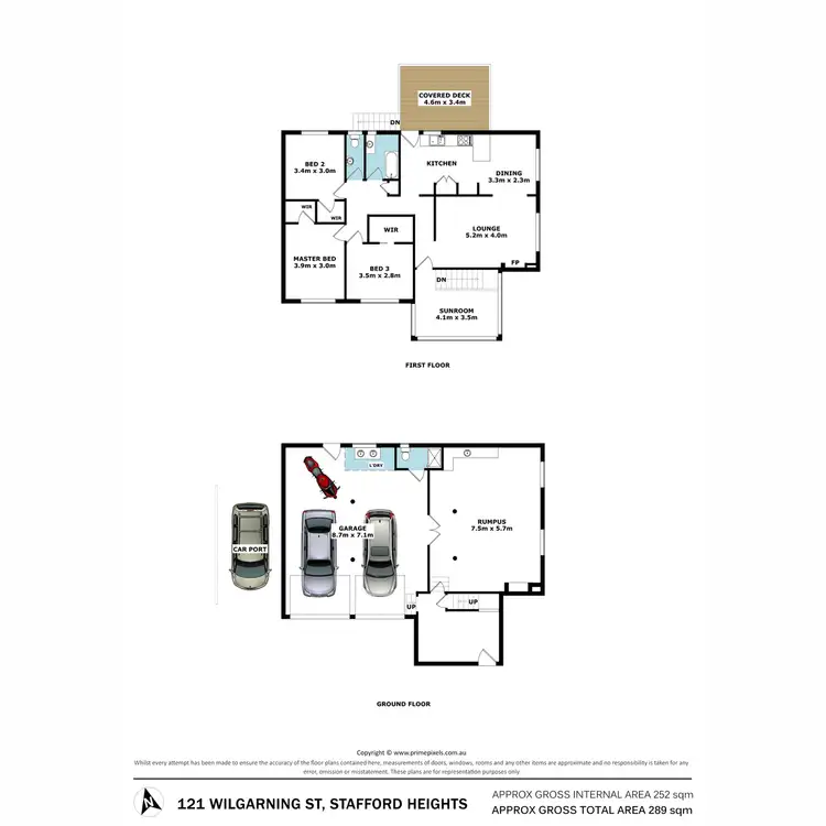 Floorplan of Homely house listing, 121 Wilgarning Street, Stafford Heights QLD 4053