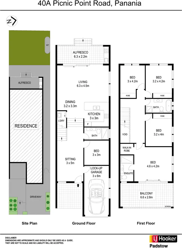 Floorplan of Homely semi-detached listing, 40 Picnic Point Road, Panania NSW 2213