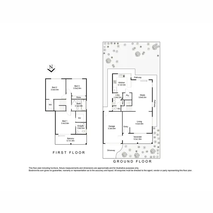 Floorplan of Homely townhouse listing, 11 Barrington Terrace, Point Cook VIC 3030