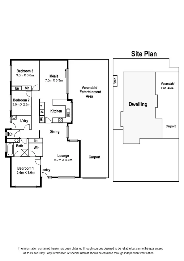 Floorplan of Homely villa listing, 1/94 Rokewood Crescent, Meadow Heights VIC 3048