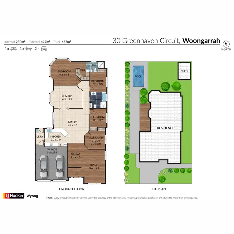 Floorplan of Homely house listing, 30 Greenhaven Circuit, Woongarrah NSW 2259