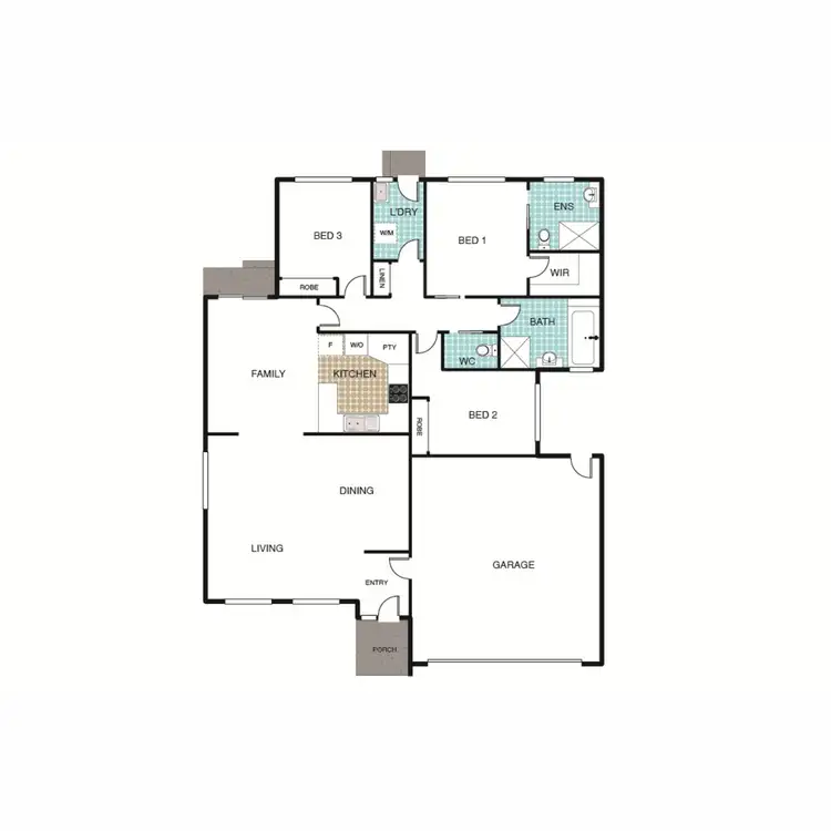 Floorplan of Homely townhouse listing, 14/131 Britten-Jones Drive, Holt ACT 2615