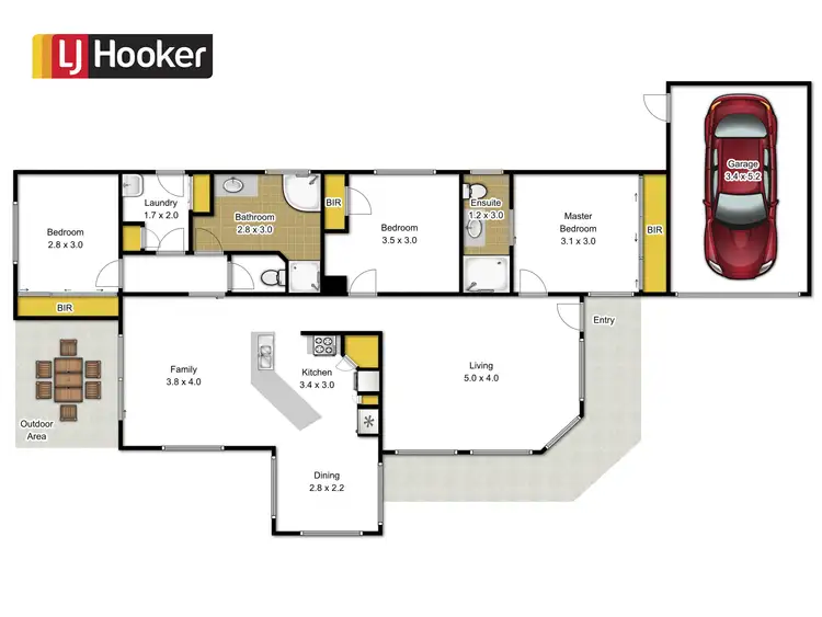 Floorplan of Homely house listing, Unit 2/7A Chisholm Court, Traralgon VIC 3844