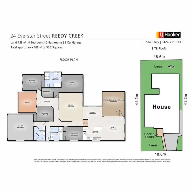 Floorplan of Homely house listing, 24 Everstar Street, Reedy Creek QLD 4227