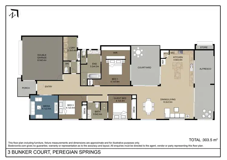 Floorplan of Homely house listing, 3 Bunker Court, Peregian Springs QLD 4573