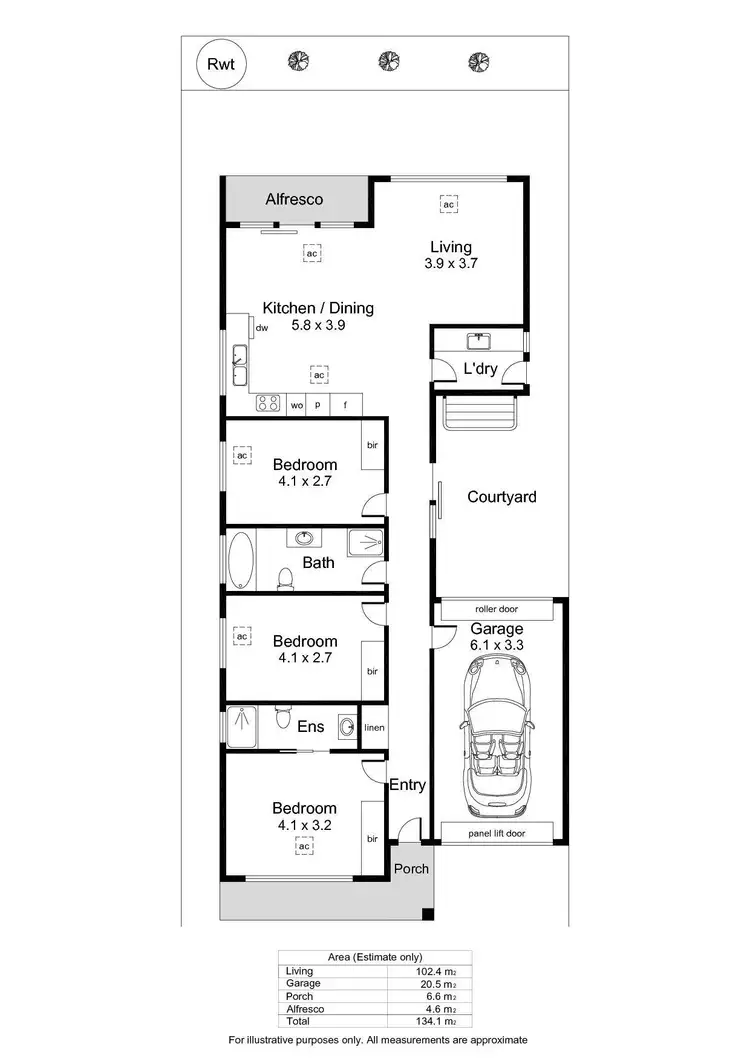 Floorplan of Homely house listing, 14 Westwood Boulevard, Ferryden Park SA 5010