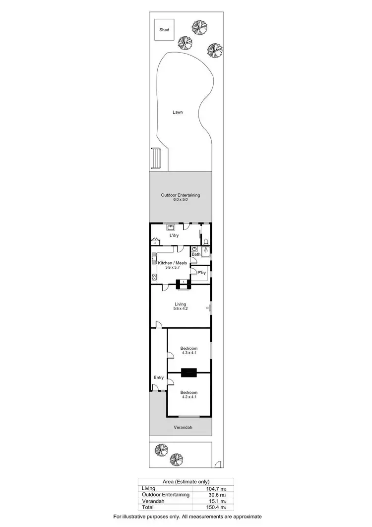 Floorplan of Homely house listing, 81 Jervois Avenue, West Hindmarsh SA 5007