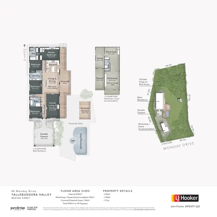 Floorplan of Homely house listing, 45 Monday Drive, Tallebudgera Valley QLD 4228
