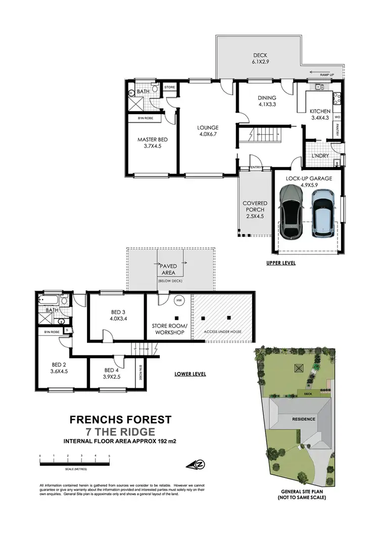 Floorplan of Homely house listing, 7 The Ridge, Frenchs Forest NSW 2086