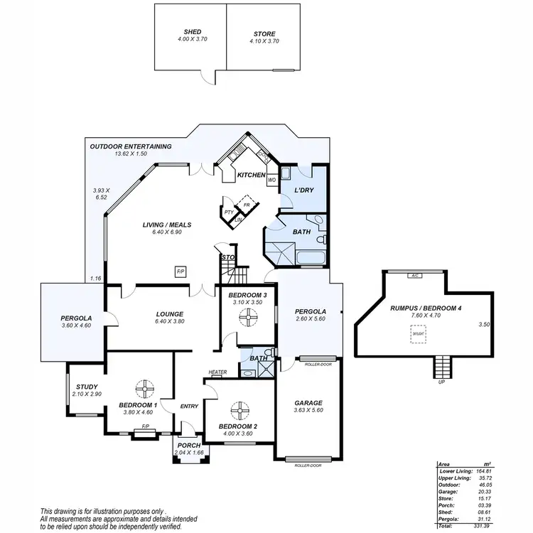 Floorplan of Homely house listing, 43 Seventh Avenue, St Peters SA 5069