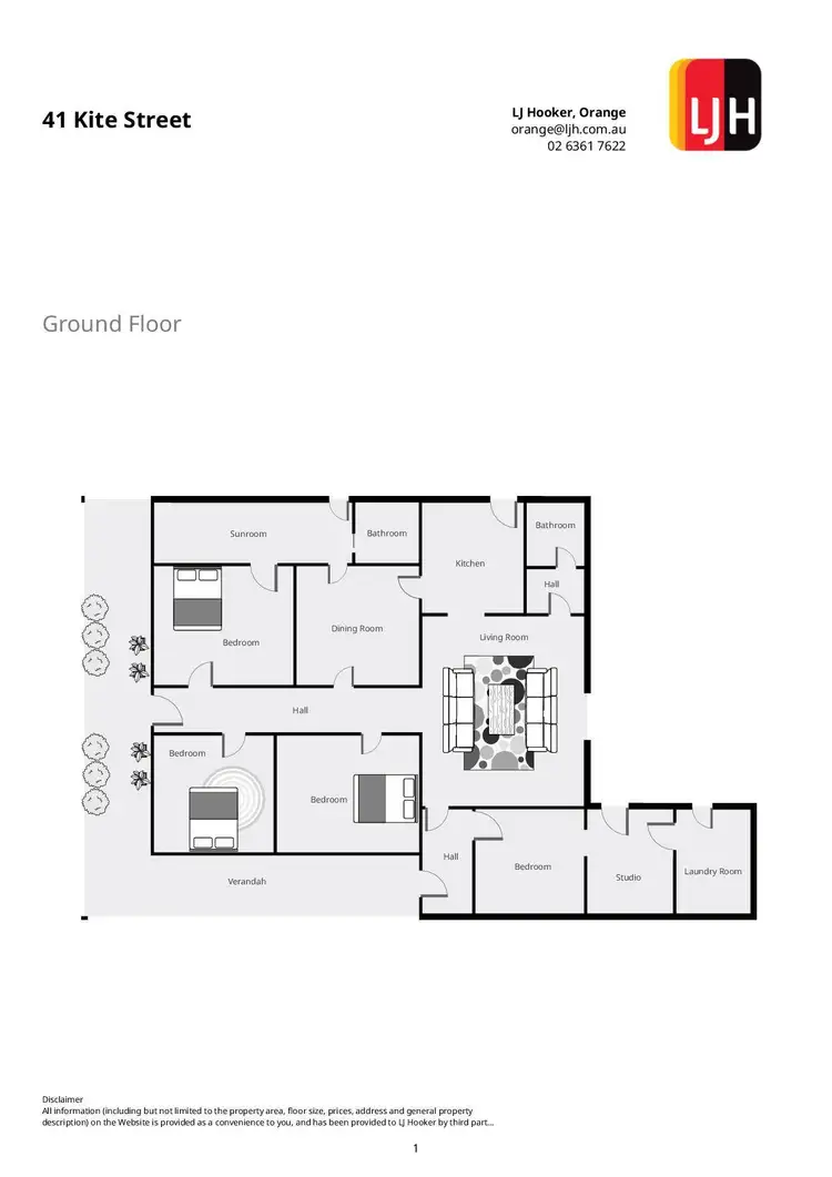 Floorplan of Homely house listing, 41 Kite Street, Orange NSW 2800