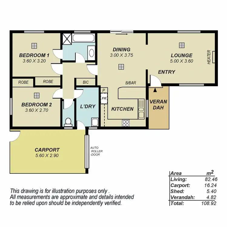Floorplan of Homely unit listing, 2/4 Tench Court, Golden Grove SA 5125