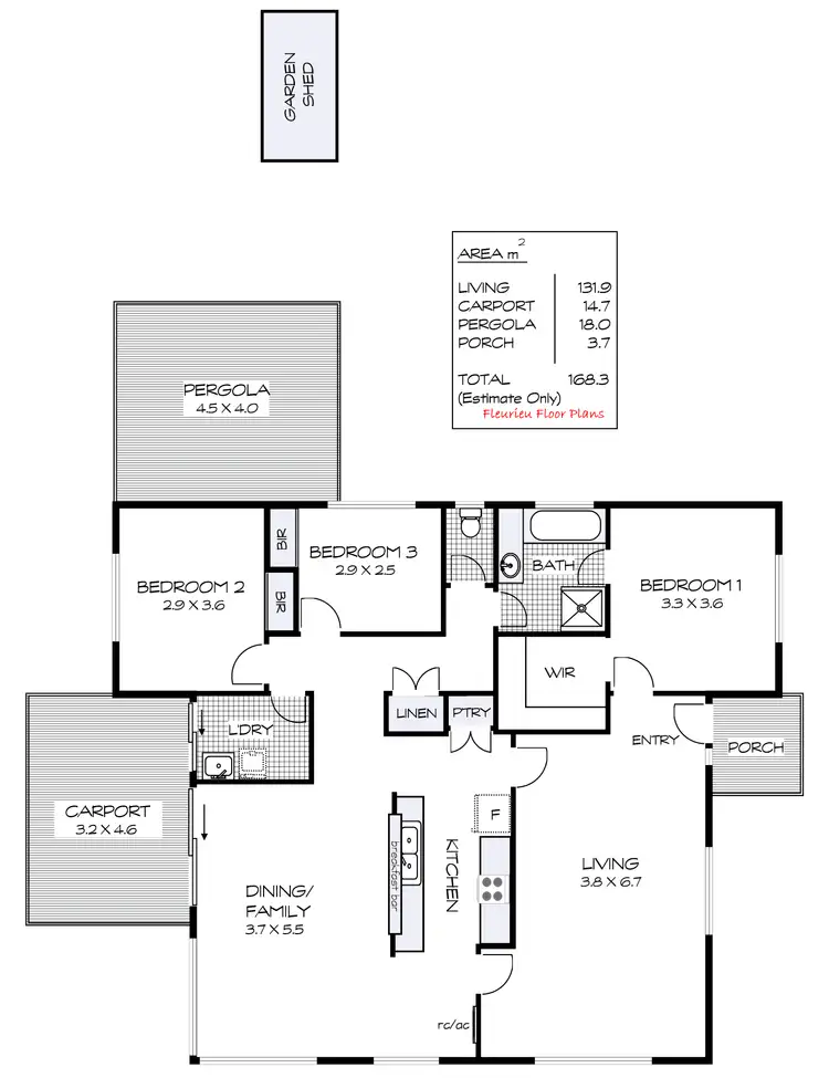 Floorplan of Homely house listing, 11 Bell Court, Encounter Bay SA 5211