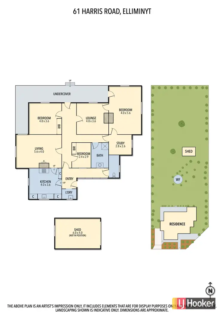 Floorplan of Homely house listing, 61 Harris Rd, Elliminyt VIC 3250