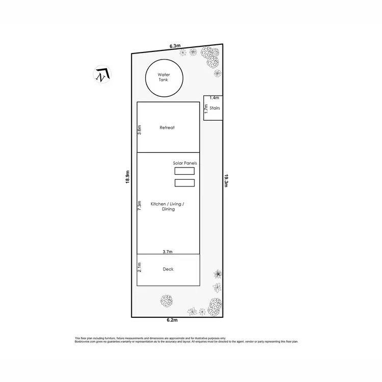 Floorplan of Homely rural property listing, 126 Campbells Cove Road, Werribee South VIC 3030