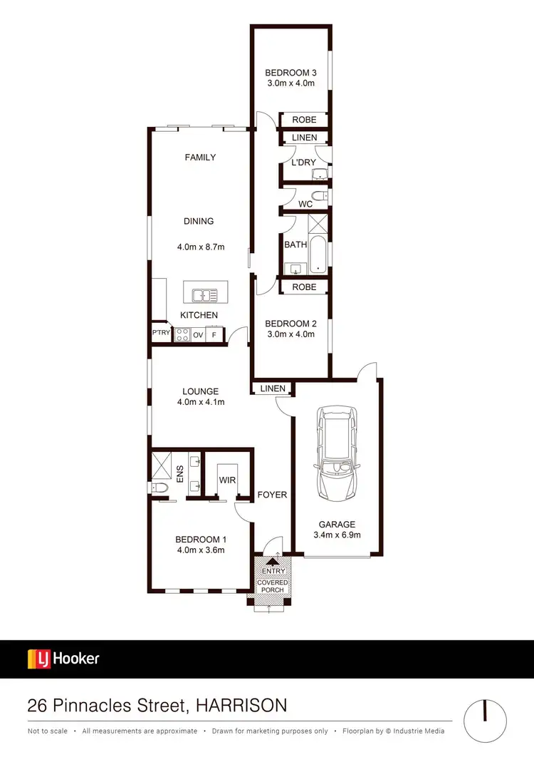 Floorplan of Homely house listing, 26 Pinnacles Street, Harrison ACT 2914