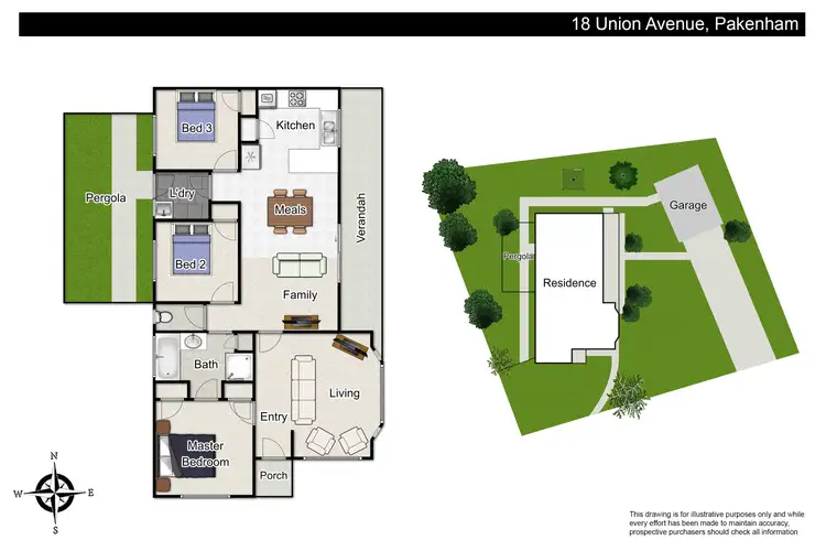 Floorplan of Homely house listing, 18 Union Avenue, Pakenham VIC 3810