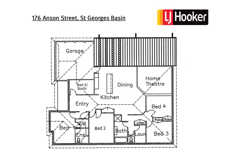 Floorplan of Homely house listing, 176 Anson Street, St Georges Basin NSW 2540