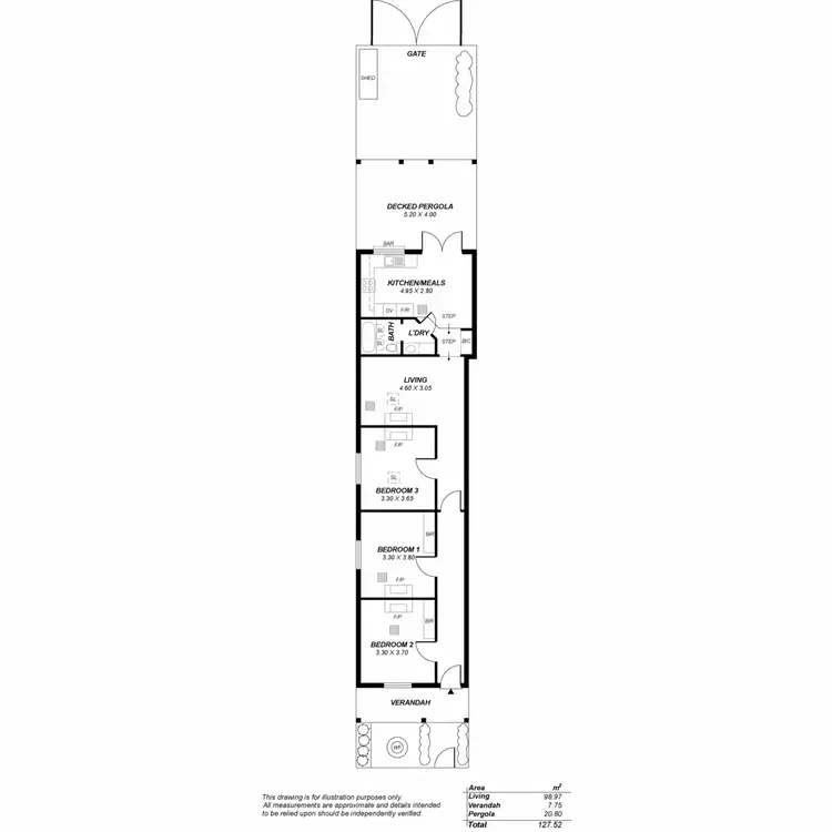 Floorplan of Homely house listing, 10 Duke Street, Beulah Park SA 5067