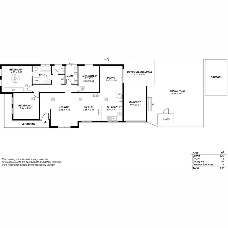 Floorplan of Homely house listing, 1/11 Cardigan Avenue, Felixstow SA 5070