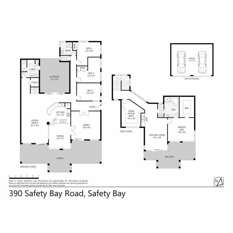 Floorplan of Homely house listing, 390 Safety Bay Road, Safety Bay WA 6169