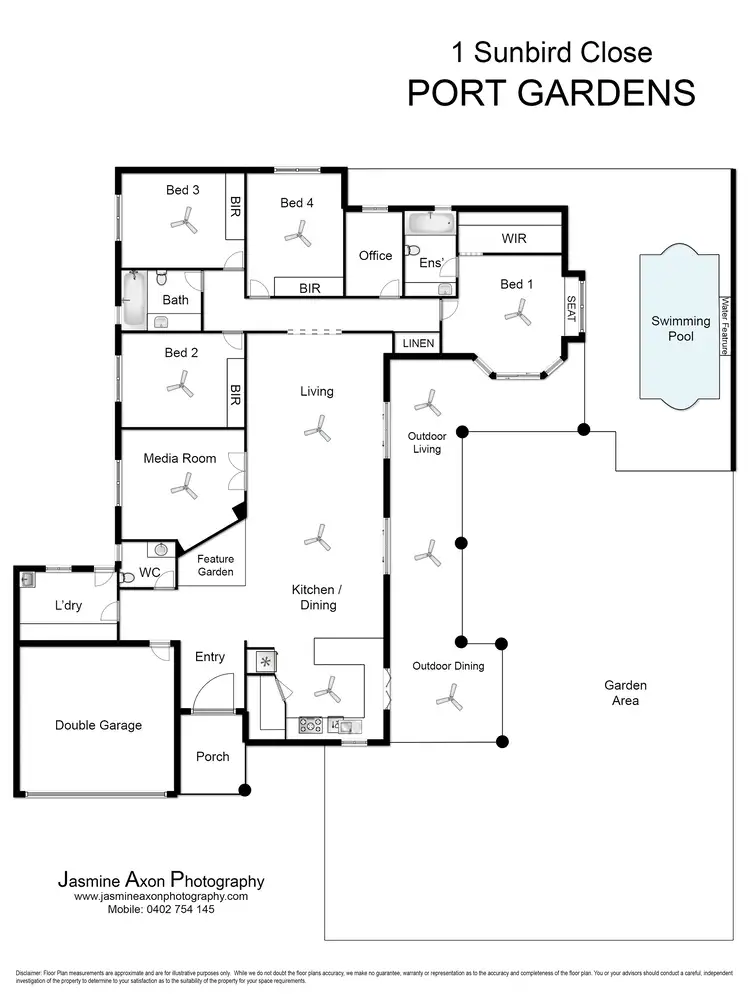 Floorplan of Homely house listing, 1 Sunbird Close, Port Douglas QLD 4877