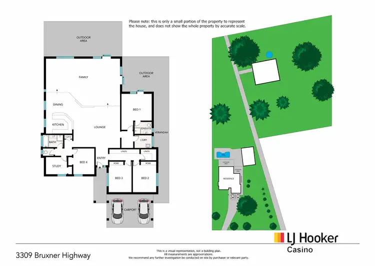 Floorplan of Homely house listing, 3309 Bruxner Highway, Casino NSW 2470